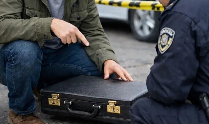 Tapdığı çantanı polisə təhvil verdi - içindən 237 qram qızıl çıxdı