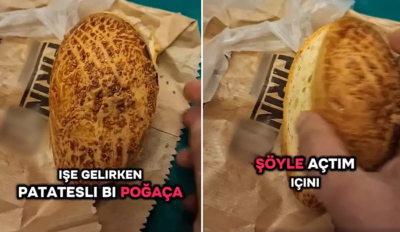 Kartoflu poğaçanın içi boş çıxdı - vətəndaş etiraz etdi