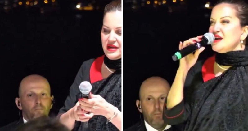 Müğənni toyda azan səbəbilə musiqinin dayandırılmasına etiraz etdi: "Belə şeylər bu ölkədə olur" - VİDEO