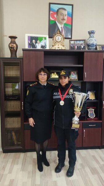 Qələbəsini şəhid qardaşına həsr etdi - FOTOLAR