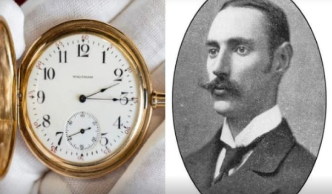 "Titanik" gəmisinin qalıqlarından tapılan qızıl saat rekord qiymətə satıldı