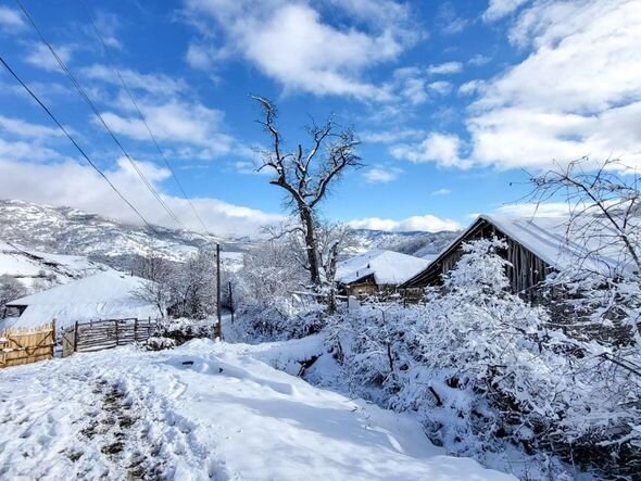 İsmayıllıda qar mənzərələri - FOTO