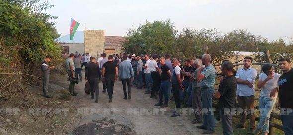 Sərhəd Qoşunlarının şəhid hərbi qulluqçusu Qəbələdə dəfn edildi - FOTO