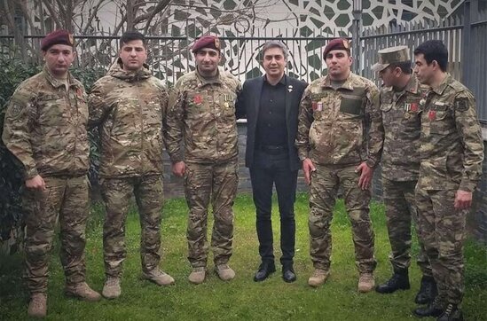 Qazilərimiz "Polad"la görüşdü - FOTO