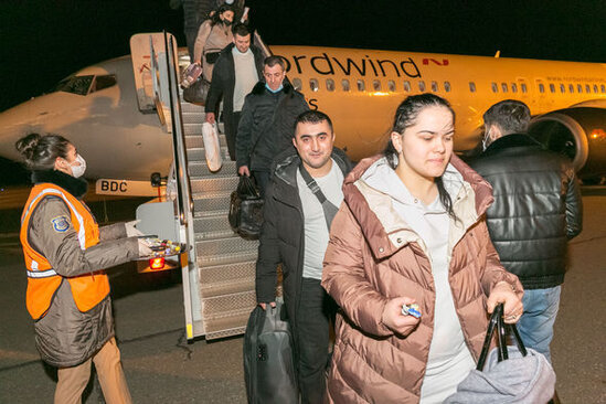 Qəbələ-Moskva aviareysi açıldı - FOTO/VİDEO