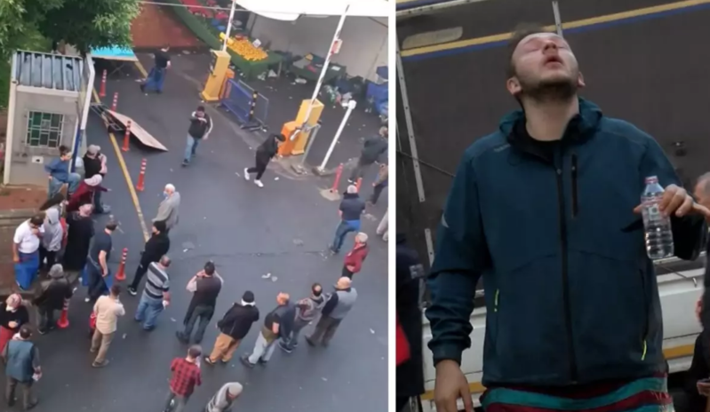 Qapalı bazarın havalandırmasına bibər qazı buraxıldı — insanlar qorxu içində qaçdı