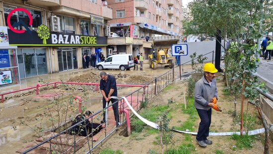 Qəza baş verən ərazidə vəziyyət necədir? - Fotolar