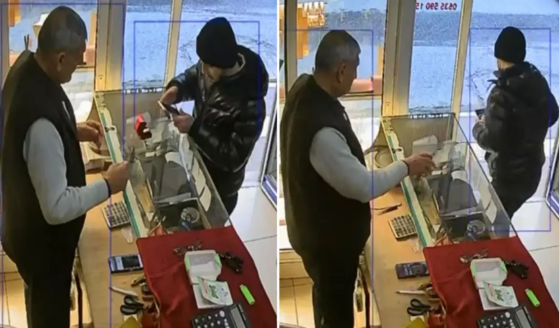 Qızıl mağazasına müştəri kimi girib üzük oğurladı - VİDEO