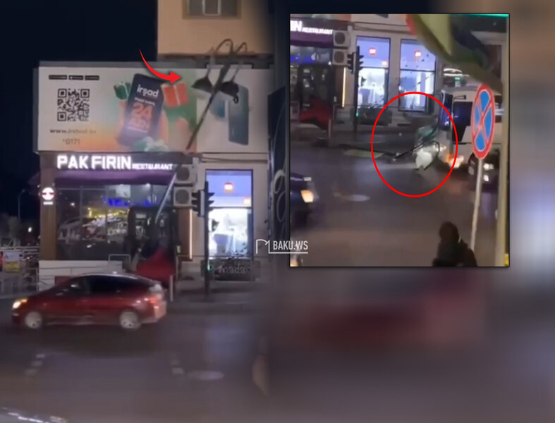 Xırdalanda qorxunc anlar: Sərnişinlər son anda ölümdən döndülər - VİDEO