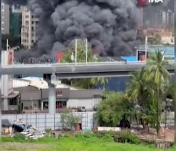 Film çəkilişi zamanı yanğın baş verdi-VİDEO