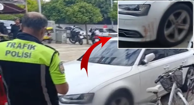 Avtomobilin üzərində qan izləri görüb polisə xəbər verdilər, qan qurbanlıq qoyuna aid çıxdı