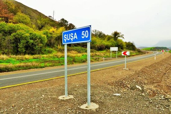 Açılışı olan Zəfər yolunun yeni görüntüləri - FOTO