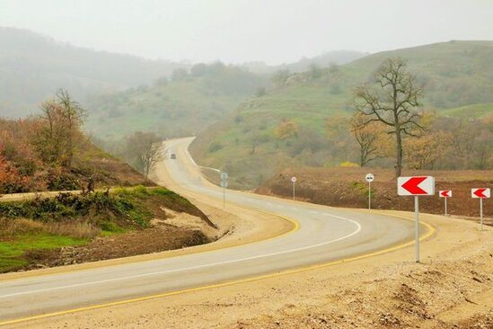 Açılışı olan Zəfər yolunun yeni görüntüləri - FOTO