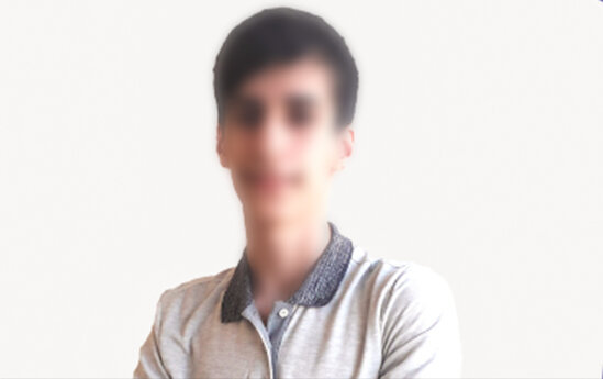 Bakını bir-birinə qatan tələbə xəstəxanaya yerləşdirildi - Foto