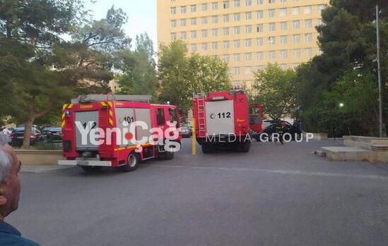 AMEA-nın institutunda yanğınla bağlı MƏLUMAT - YENİLƏNİB + FOTO