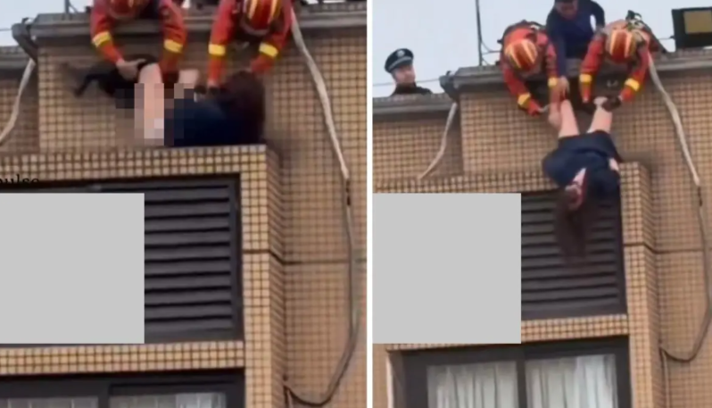 Telefonu əlindən buraxmadı, ölümlə burun-buruna gəldi - VİDEO