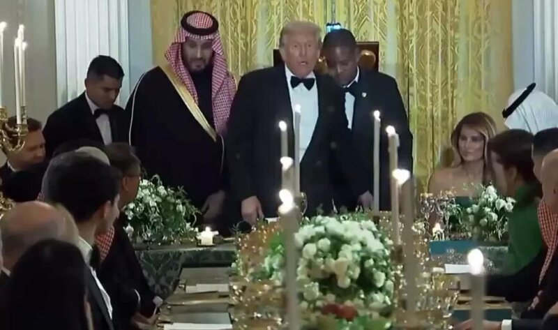 Ronaldonun sevgilisinin geyimi Ağ Evdəki dövlət yeməyinə öz damğasını vurdu - FOTOlar