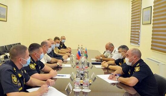 Azərbaycan və Rusiya hərbi dənizçiləri görüşdü