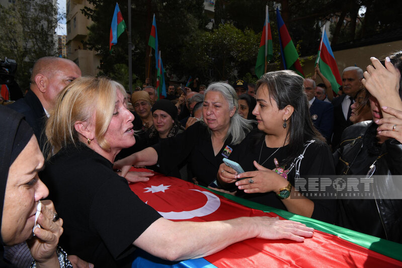 Daşaltıda 31 il sonra meyitinin qalıqları tapılan şəhidlə vida mərasimi başa çatıb - YENİLƏNİB - FOTO