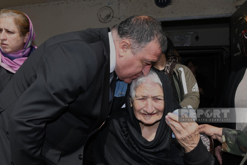 Daşaltıda 31 il sonra meyitinin qalıqları tapılan şəhidlə vida mərasimi başa çatıb - YENİLƏNİB - FOTO