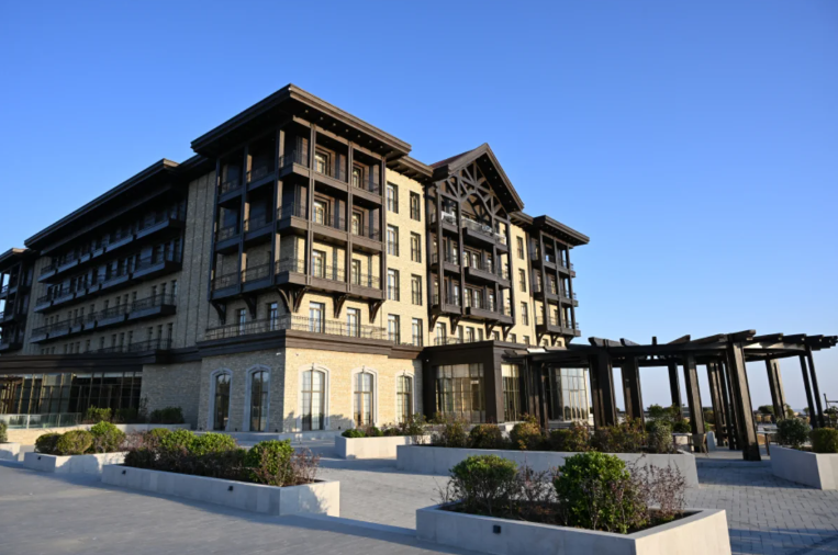 Prezident İlham Əliyev Şamaxıda "Meysari Grand Hotel & SPA" kompleksinin açılışında iştirak edib