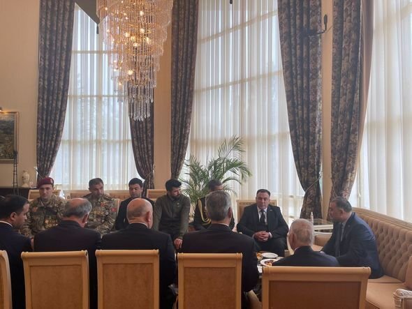 Türkiyəyə səfər edən qazilərimiz Azərbaycan səfirliyində - FOTO