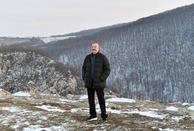 İlham Əliyev ailəsi ilə Şuşada - FOTOLAR