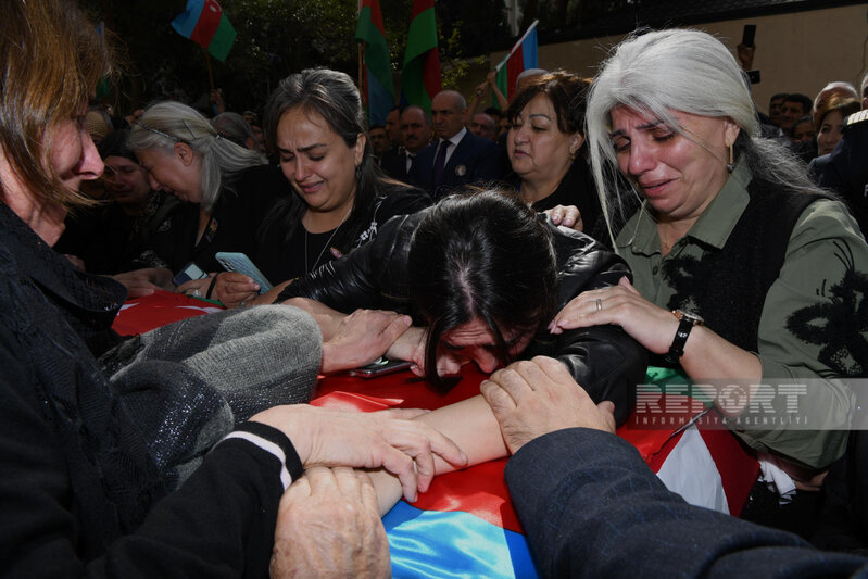 Daşaltıda 31 il sonra meyitinin qalıqları tapılan şəhidlə vida mərasimi başa çatıb - YENİLƏNİB - FOTO