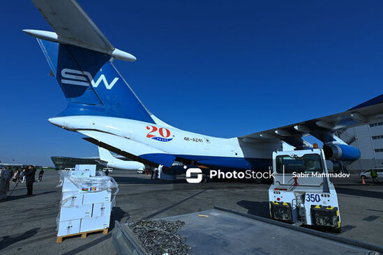 Azərbaycan ukraynalı qaçqınlar üçün növbəti dəfə humanitar yardım göndərdi - FOTO