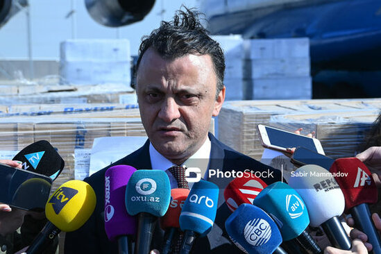 Azərbaycan ukraynalı qaçqınlar üçün növbəti dəfə humanitar yardım göndərdi - FOTO