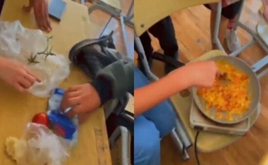 Şagirdlərin yemək bişirdiyi məktəbin direktoru və təşkilatçısı cəzalandırıldı