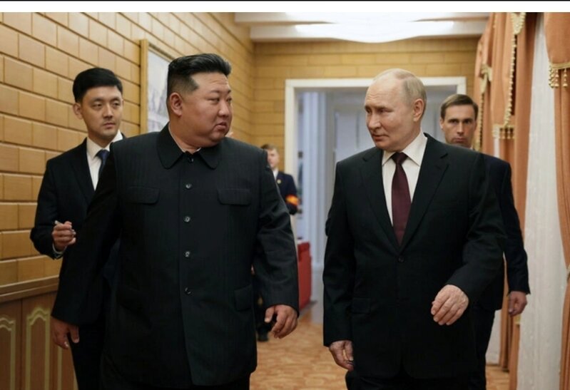 Putin və Kim Çen In saziş imzaladılar