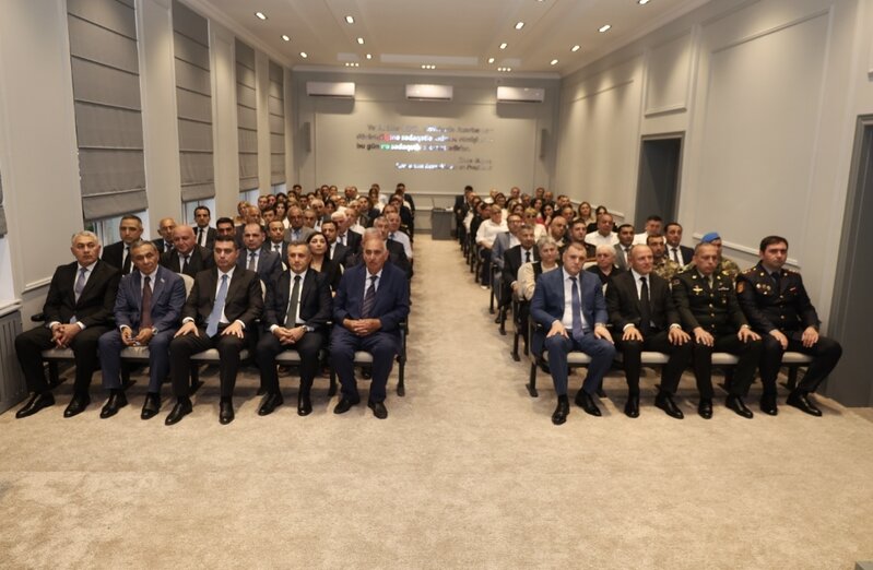 Yevlaxda 15 İyun - Milli Qurtuluş Gününə həsr olunmuş tədbir keçirilib