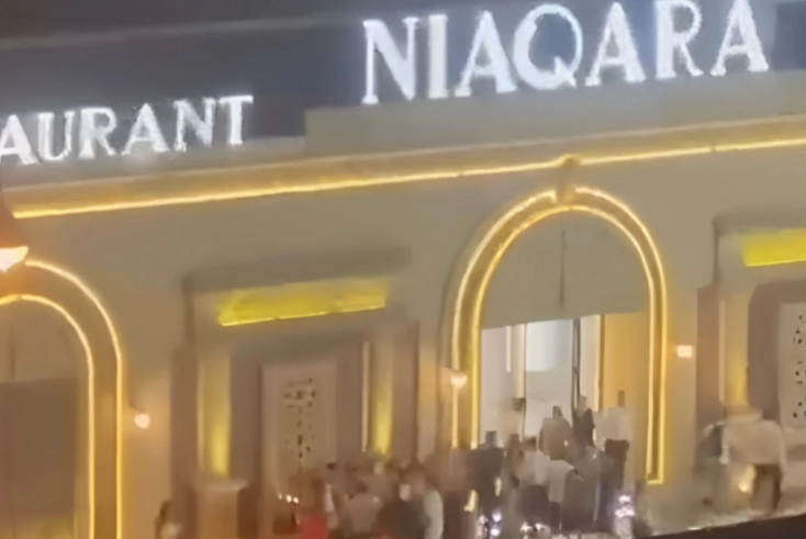 Bakıda məşhur restoranda DAVA: Toydan çıxan şəxslər əlbəyaxa oldular