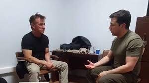 "Oscar" mükafatlı aktyor Ukraynada - FOTO