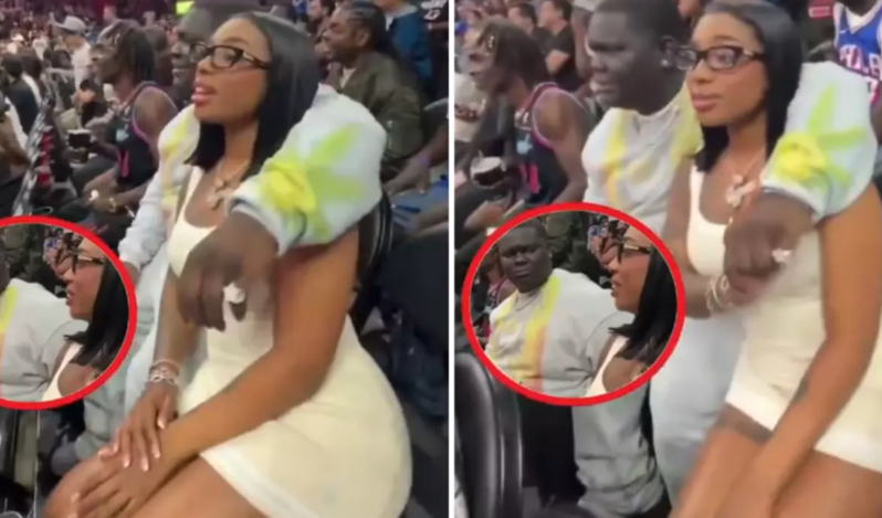 Sevgilisini matça aparan kişi həyatının şokunu yaşadı - VİDEO