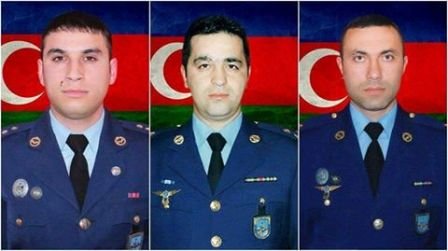 Şəhid pilotlarımız geri alınıb - FOTO