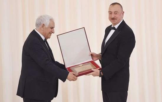 Prezident İlham Əliyev və ailəsi təntənəli mərasimdə - FOTOLAR
