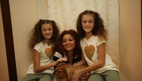 Məşhurlar əkiz uşaqları ilə - FOTOLAR