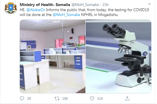 Somalidə koronavirusla bağlı LABARATORİYA QURULDU-FOTO