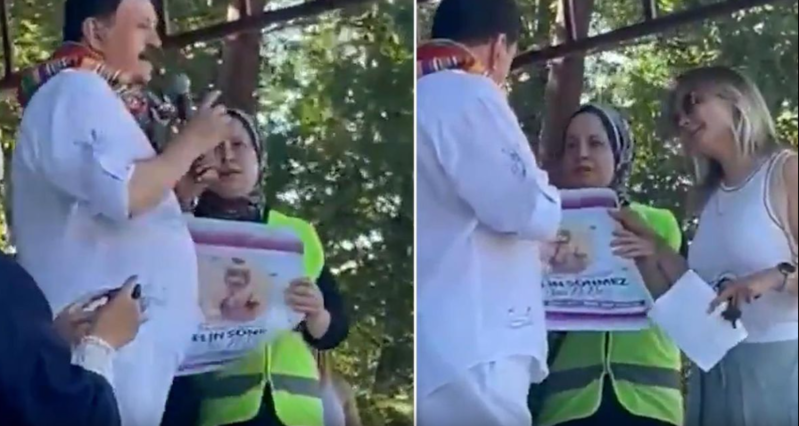Məşhur müğənni səhnədə SMA xəstəsi körpənin anasının sözünü kəsdi: "Mən bir az mahnı oxuyum" - VİDEO