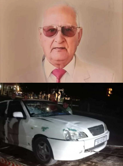Azərbaycanda Əməkdar müəllimi maşın vurub ÖLDÜRDÜ - FOTO