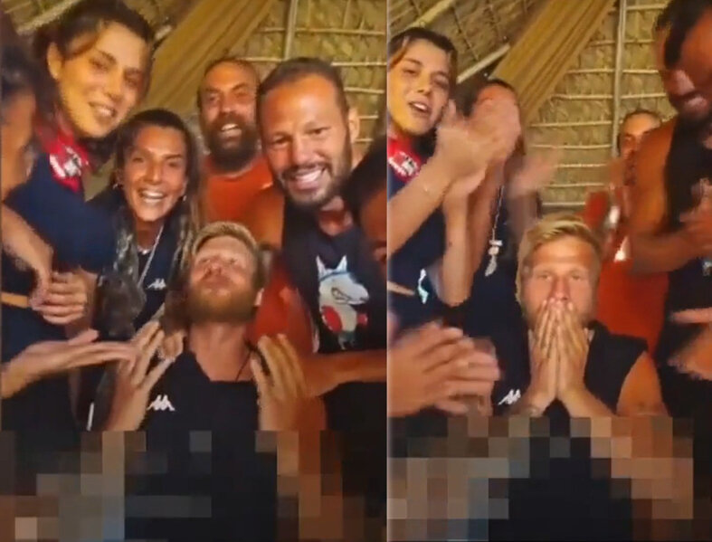 "Survivor"da həyəcanlı anlar - Videozəng zamanı ata olacağını öyrəndi - VİDEO