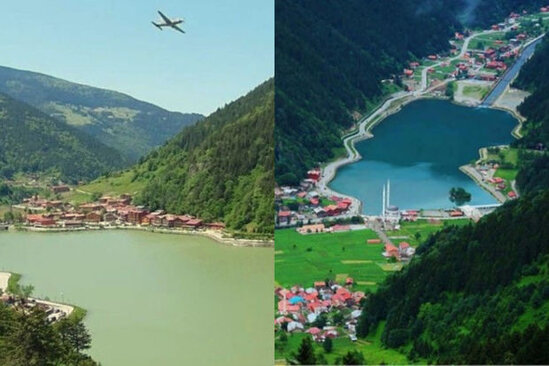 Türkiyənin turizm bölgəsində təyyarələr şou göstərdilər - VİDEO