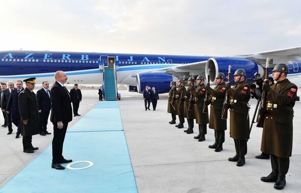 Azərbaycan Prezidenti İlham Əliyev Türkiyədə səfərdədir - FOTO