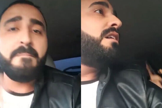 Bakıda taksi sürücüsü ilə sərnişin xanım mübahisə edib - VİDEO