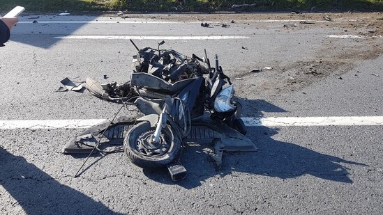 Azərbaycanda motosiklet qəzası: ölən və yaralanan var