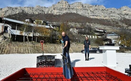 Şuşada Daşaltı məscidinin təməli qoyuldu