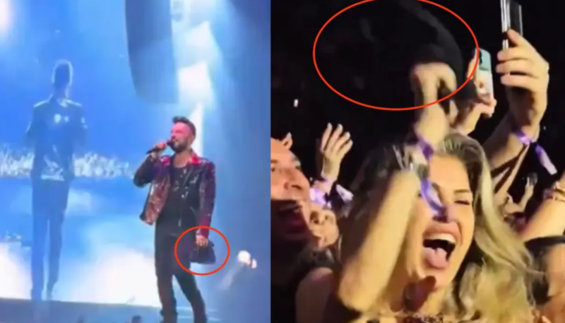 Tarkanın tərli dəsmalını alan fanatının xoşbəxtliyi yerə-göyə sığmadı! - VIDEO