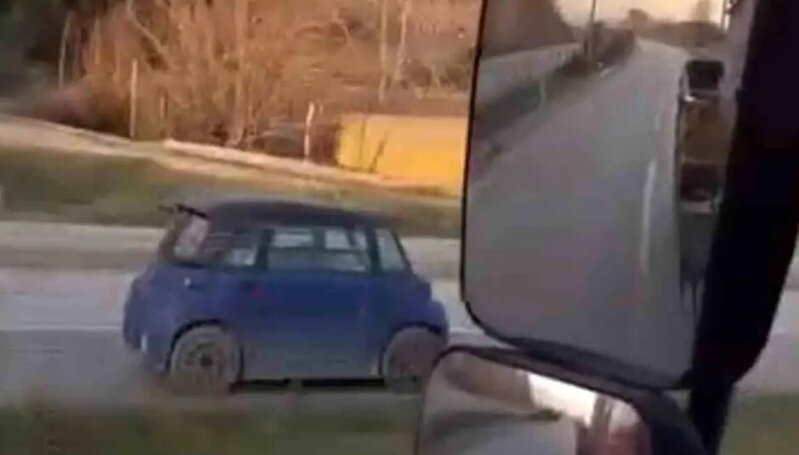 Heç kəsi vecinə almadı: Əks istiqamətdə hərəkət etdi, öz canını belə təhlükəyə atdı - VİDEO